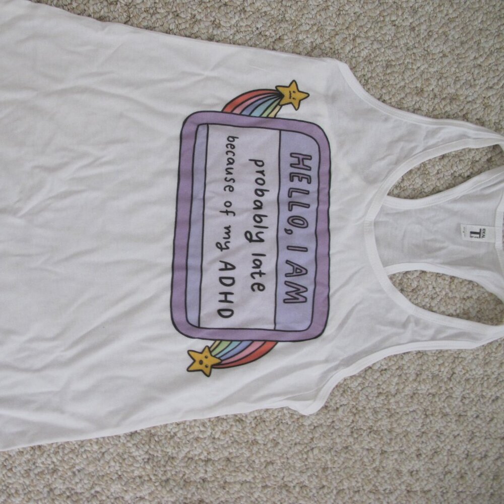 New - ADHD Tank Top - S